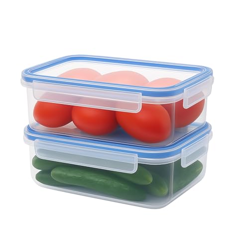 Tribello Food Storage Container with Lid Airtight Lid (81 OZ - 2 Pack) - size: 81 OZ - 2 Pack