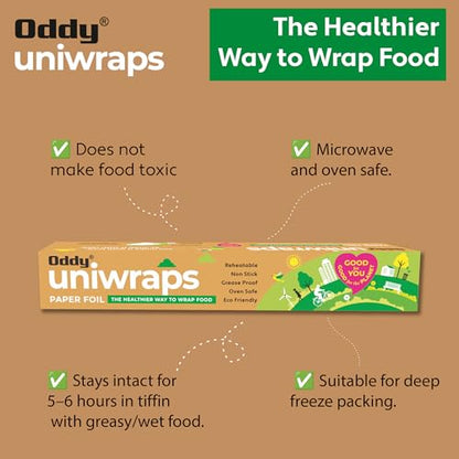 Food Wrapping Paper Roll – Unbleached Parchment Paper, 11 Inch x 55 Feet | Grease-Resistant, Heat-Resistant & Eco-Friendly Food-Grade Paper for Baking, BBQ, Storage & More