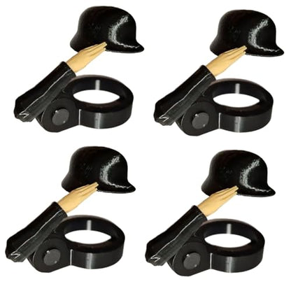 Soldier Salutes Beer Bottle Caps Helmets Efficient Decorative Designs for Party Veterans Enthusiasts