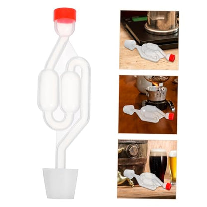 Healifty 3-Piece S-Shape Fermentation Set Stopper for Home Brewing Wine Making and Pickling