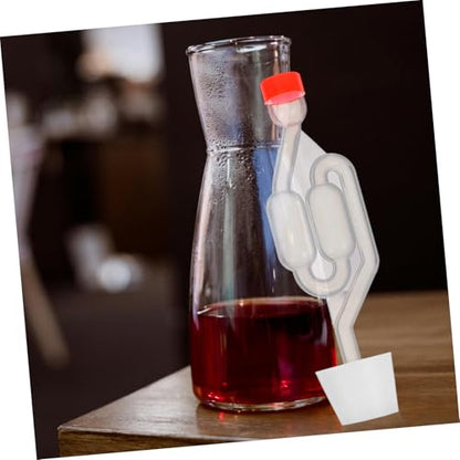 3-Piece Set S-Shape for Fermentation for Home Brewing Wine and Beer Making Accessories