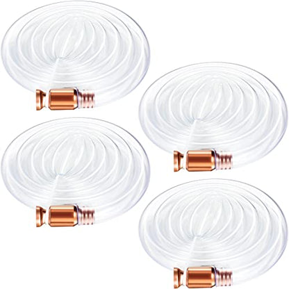 Syphon 4 Pack Siphon Hose Siphon Tube Shaker Siphon Transfer Hose Siphon Water Hose Siphon Valve Gas Siphon Pump Gas Drainer for Car Truck Fuel Water Transfer Pumping 6FT / 1/2" Valve