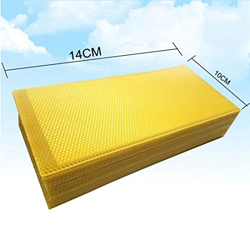 30Pcs Foundation Bee Wax Foundation Sheets Paper Candlemaking Beeswax Flakes Beekeeping Tool