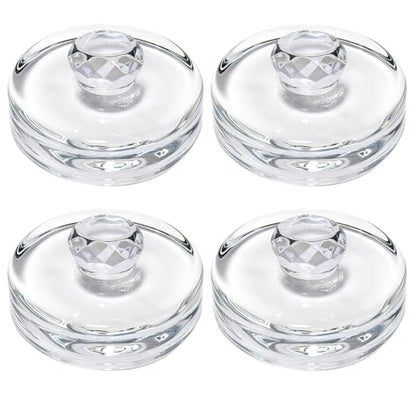 4 Pack Fermentation Weight with Easy Grip Handle,Glass Fermenting Weights for Wide Mouth Mason Jars,Glass Fermentation Kit for Sauerkraut,Pickles - size: 4pack