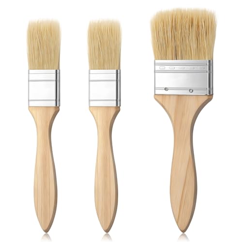 3 PCS Pastry Brush for Baking Basting Brush for Cooking Butter Brushes for Cooking BBQ Kitchen Baking Brushes Oil-Brush for Oil Sauce, Butter, Sauce