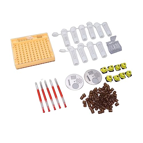 Zopsc Plastic Queen Rearing System, Beekeeping Queen Bee Rearing Grafting Kit, Beekeeping Tool Supplies for Apiary Honey Bee