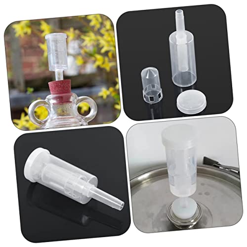 GLEAVI 3sets -Way Fermentation Valves for Homemade Wine Beer Easy to Install Prevents Oxygen Ingress for Kitchen Brewing