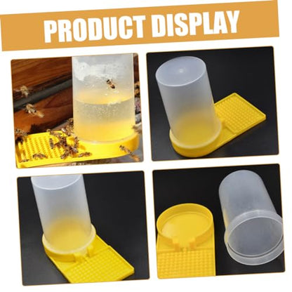 Generic 8pcs Beekeeping Water Fountain Bee Waterer Bee Feeder for Houses Beehive Entrance Feeder Beehive Water Cup Bee Keeper Tools Bee Watering Station Bee Water Feeding Cup Water Feeder