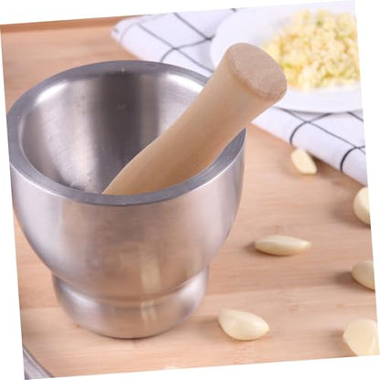 TIDTALEO 2pcs Beech Wood Food Grinding Stick Sauerkraut Pounder Spice Stick Wood Pestle for Canning Tools Garlic Mincer