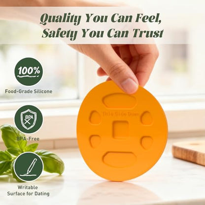 Artisanal Fermenting,Made Simple:3-Pack Regular Mouth Fermentation Lids (70mm) for Standard Ball Jars | Silicone Airlock Caps for Pickles, Hot Sauce & Small Batch Ferments - style: Small/Regular Mouth/2.75(in)/3P