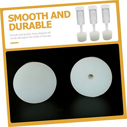 SHOWERORO 1set Homemade Wine Kit of Silicone Stoppers with Vent Valves for Wine Beer Making Prevents Oxygen for Home Brewing Restaurant Use