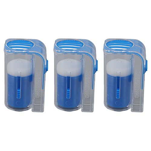 Tyenaza 3Pcs Bee Queen Cages, Transparent Queen Bee Marking Marker Bottle Catcher Clip Holder Queen bee catching Marking Cage(Blue) - color: Blue
