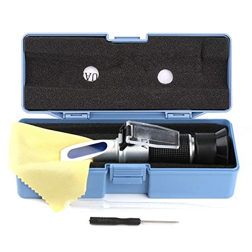 DEF Refractometer for Measuring Diesel Exhaust Fluid Concentration of Diesel Engines Refractometer 0-40% AdBlue Urea Concentration Refractometer with ATC Automatic Temperature Compensation - color: DEF Refractometer 0~40%
