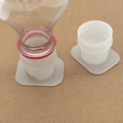 Bee Water Feeder 3 Pcs Plastic Hive Drinking Cup for Beekeeping Supplies for honeybee Hydration Watering Station for Garden Backyard Apiary Outdoor Bee Nesting Box Entrance 27mm White