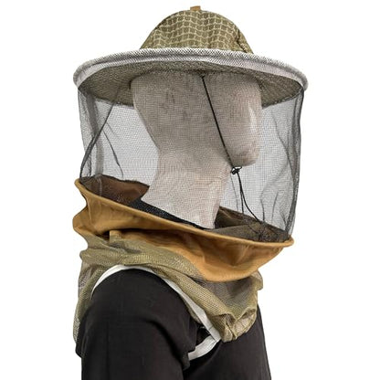 Three-Layer Highly Ventilated Beekeeping Veil in Round HAT