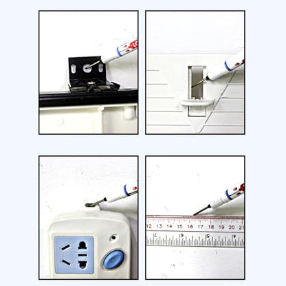 Heavy Duty Permanent Markers Featuring Quick Dry Ideal for Industrial Labeling Professional Crafting Markers - color: Black