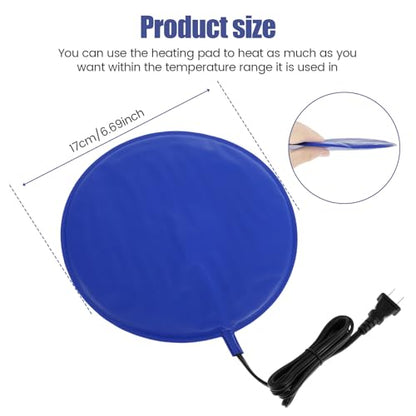 Brewing Heating Pad, Fermentation Heating Pad, Waterproof Brewing Heating Pad with 2 Temp Strips, Sourdough Warming Mat for Home Brewing 1-3Gal Plastic & Glass Fermenter Vessels
