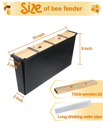 vensovo 2 Pack 6L Bee Feeder - Beehive Water Feeders for Deep Frame Hives, Beekeeping Supplies