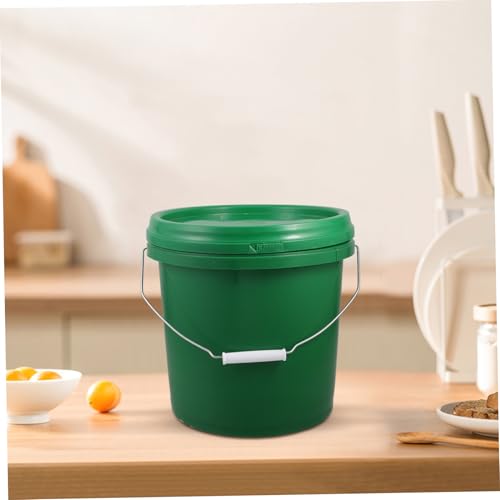 LABRIMP Plastic Fermentation Bucket Lid Food Grade Fermenting Pail for Home Brewing Wine and Beer Portable Fermenter for Wine