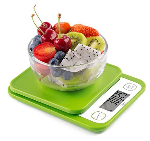 Ozeri Garden and Kitchen Scale II, with 0.1 g (0.005 oz) 420® Variable Graduation Technology® - color: Lime Green