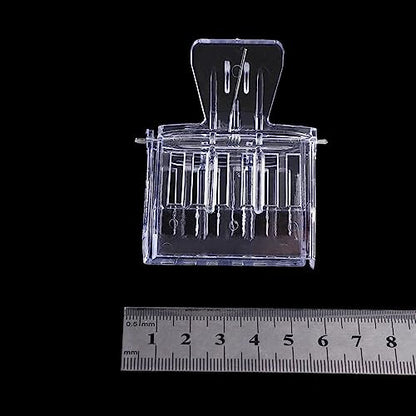 Pokinge 5Pcs Queen Bee Cage Catcher Clips,Transparent Plastic Queen Catcher Queen Bee Catcher Queen Bee Cage Bee Queen Marking Catcher Queen Catching Tool