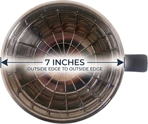 OCS Parts 20216.0000 Stainless Steel Coffee Brew Funnel with Black Handle | Replacement Brew Funnel for Bunn Coffee Machines