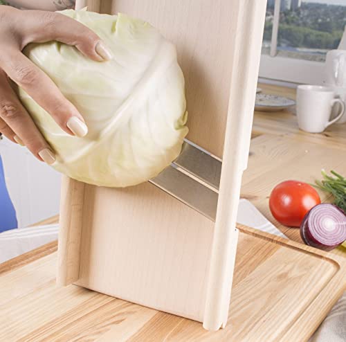 2 pcs Wooden Cabbage Shredder for Coleslaw