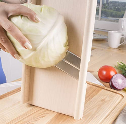 2 pcs Wooden Cabbage Shredder for Coleslaw