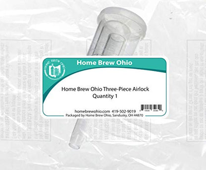 Home Brew Ohio Three-Piece Airlock Quantity 1