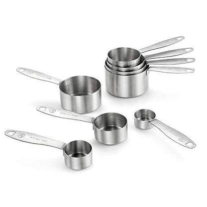 Stainless Steel Measuring Cups, 8 Piece Heavy Duty 18/8 Steel Measuring Cups Set - size: 8 Pieces: 8 Cups