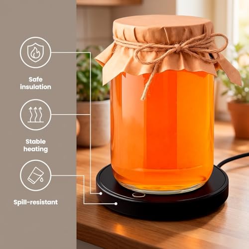 Kombucha Heating Wrap for Homebrew Heating - Fermentation Heating Pad with - Kombucha Warmer - Wrap Around Heater for making Kombucha and other Brews with Thermometer (HEATING PAD) - color: HEATING PAD