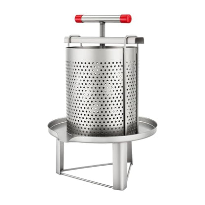 DYRABREST Honey Extractor Manual Honey Presser, Stainless Steel Beeswax Extractor Beekeeping Machine Apple Cider Press Fruit Crusher Nature Juice Maker
