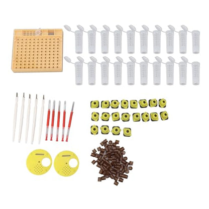 Queen Bee Rearing System Efficient Beekeeping Grafting Kit for Apiculture Enthusiasts Plastic Breeding Cell Cup Set
