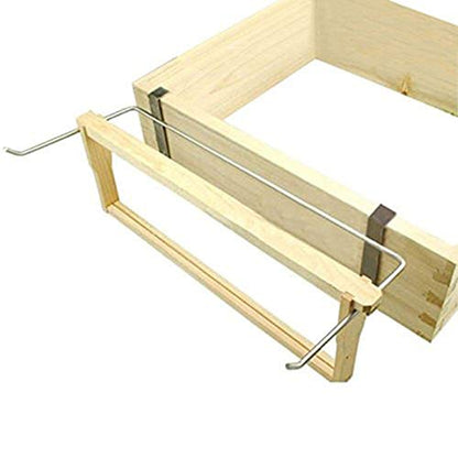 Beekeeping Supplies Tool, Beehive Frame Holder, Stainless Steel Beehive Frame Holder Beekeeping Perch Stand Support Bracket Rack for Beekeepers by Farmstand Supply