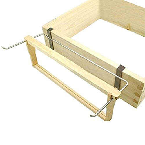 Beekeeping Supplies Tool, Beehive Frame Holder, Stainless Steel Beehive Frame Holder Beekeeping Perch Stand Support Bracket Rack for Beekeepers by Farmstand Supply