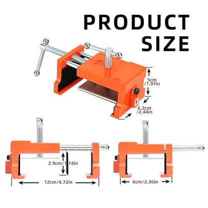 Cabinet Clamp 1 pcs - Cabinet Panel Frame Alignment Tool and Mounting Piece with Pilot Holes, Hex Wrench and Three Adhesive Protective Pads. - size: 1pcs