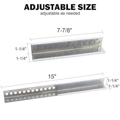 Honey Lake Metal Entrance Reducer and Mouse Guard for 8 or 10 Frame Bee Hive, Universal No-Rust Stainless Steel Design for Beekeeping, Year Around Beekeeping Supplies for Beekeeper (4 Pack)