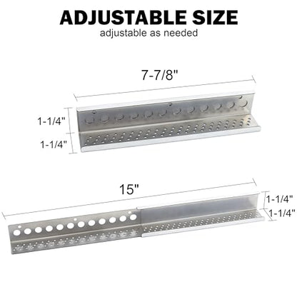 Honey Lake Metal Entrance Reducer and Mouse Guard for 8 or 10 Frame Bee Hive, Universal No-Rust Stainless Steel Design for Beekeeping, Year Around Beekeeping Supplies for Beekeeper (4 Pack)