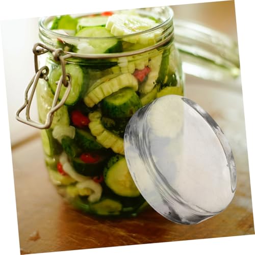 KICHOUSE 3pcs Heavy Duty Glass Weights Kit for Fermenting for Sauerkraut and Pickles