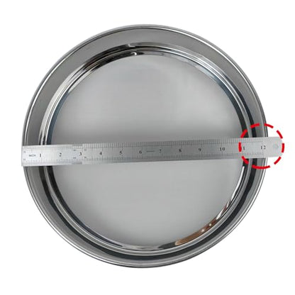 100 Mesh Lab Sieves 12" Diameter 304 Stainless Steel Wire Cloth Test Sieve for Industrial Laboratory Home - size: 100 mesh