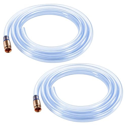 wadoy Shaker Siphon Hose 1/2" 10ft,Gas Siphon Pump for Gasoline/Fuel/Water Transfer,Safety Self Priming Hose (2 Pack) - size: 2 Pack 10FT