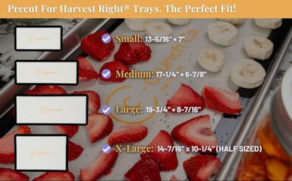 Silicone Mats For Harvest Right Freeze Dryer (L - Large) - size: L - Large
