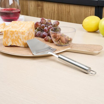 Restaurantware Stainless Steel Handheld Cheese Slicer - German Standard Cheese Cutter with Sharp Blades, Dishwasher Safe - Heavy Duty Plane Cutter for Butter, Parmesan, Cheddar