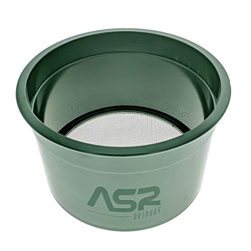 ASR Outdoor Gold Rush Sifting Classifier Sieve Mini 6 Inch Prospect Pan 60 Holes per Sq Inch - size: 60 Holes per Square Inch