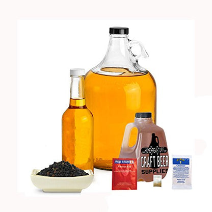Home Brew Stuff 1 Gallon Elderberry Flavored Honey Mead Recipe Refill Kit