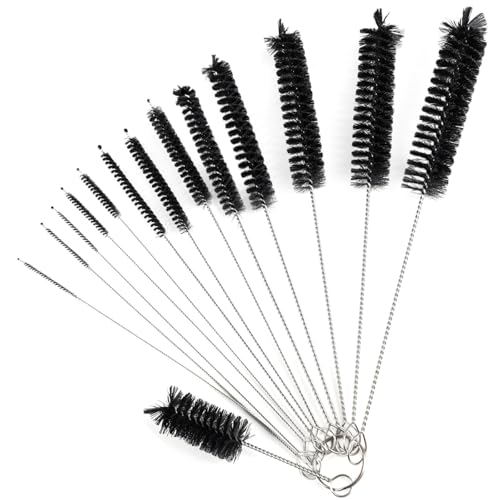 LOVEINUSA Straw Cleaner Brush, 14PCS 8.3 Inch Nylon Tube Brush Set, Bottle Cleaning Brushes for Sippy Cup, Tumbler, Water Bottle, Tight Spaces - color: 14pcs