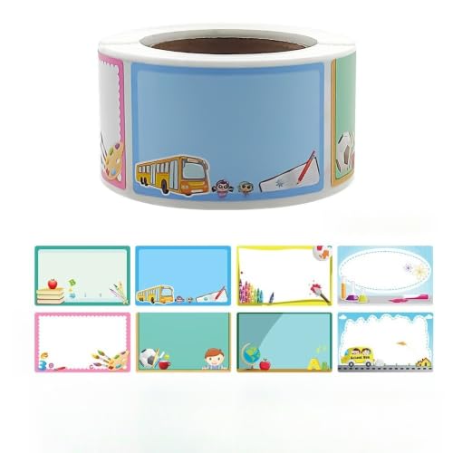 500 Removable Labels - No Residue, Reusable and Waterproof | Suitable for Food Storage Containers, Etc. (200pcs) - color: 200pcs