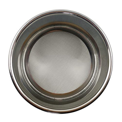LABALPHA 325 Mesh Lab Sieves, Test Sieve #325 Mesh, 4'' Diameter, 304 Stainless Steel Wire Cloth (0.045mm) - size: 325 mesh (0.045mm)