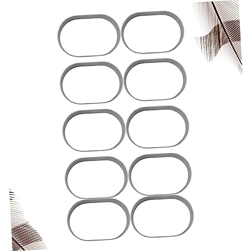 10pcs Cheese Mold Stainless Steel Baking Tools for Cake Chocolate and Fondant Creative Non-stick Moulds for Home Baking and Desserts - color: Silver