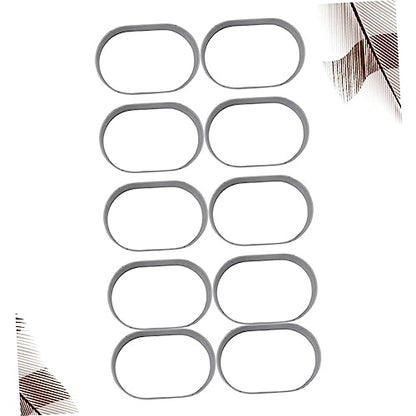 10pcs Cheese Mold Stainless Steel Baking Tools for Cake Chocolate and Fondant Creative Non-stick Moulds for Home Baking and Desserts - color: Silver